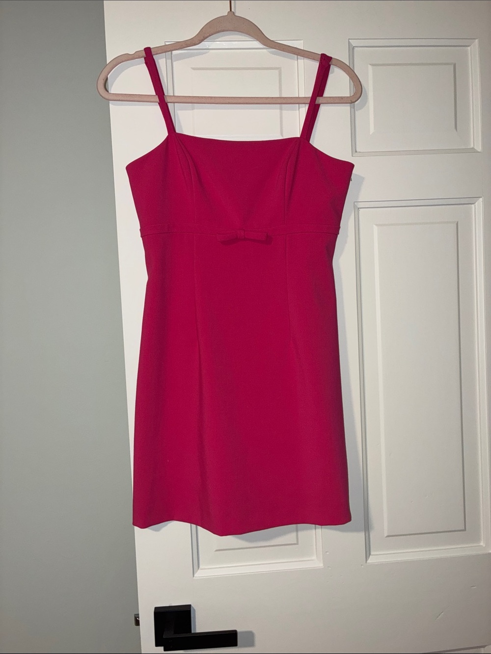 French Connection Whisper Ruth Bow Mini Dress